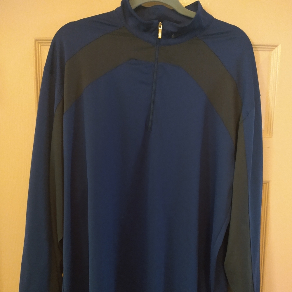 Nike Golf Fit Dry Quarter Zip Pullover Long Sleeve Pullover Men's sz Large - Picture 1 of 6